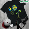 Awesome Peace in Ukraine Dove Stand with Ukraine. Sunflower Ukraine T Shirt