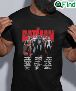 Awesome The Batman Lewis Wilson Robert Lowery Adam West signatures shirt