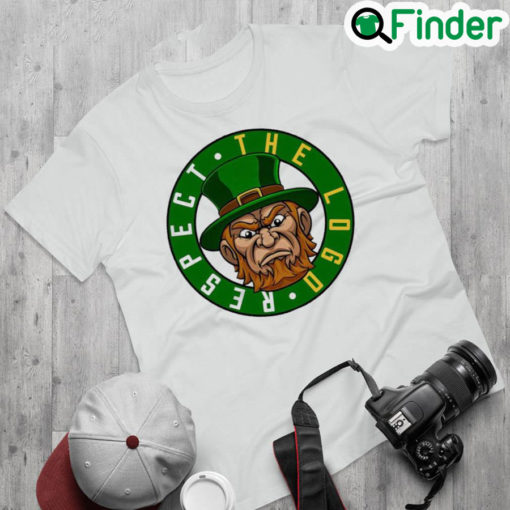 Awesome glen Davis Respect The Logo Angry Leprechaun Shirt