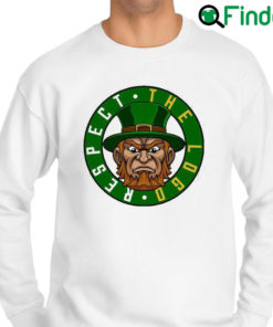 Awesome glen Davis Respect The Logo Angry Leprechaun Sweatshirt