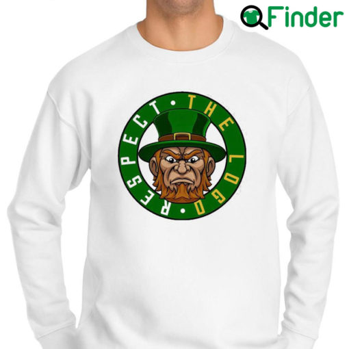 Awesome glen Davis Respect The Logo Angry Leprechaun Sweatshirt