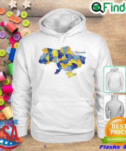 Awesome i Stand With Ukraine Ukrainian Map Watercolor Peace Ukraine Hoodie