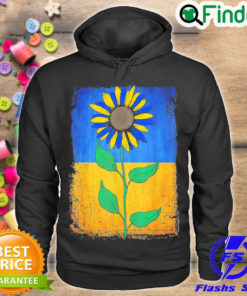 Awesome sunflower Ukraine Flag vintage shirt I Stand With Ukraine Peace Ukraine Hoodie