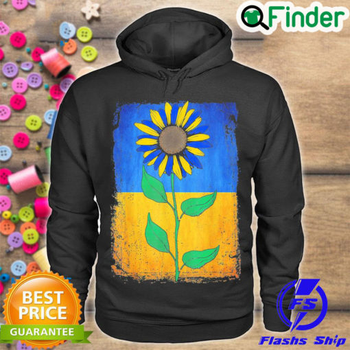 Awesome sunflower Ukraine Flag vintage shirt I Stand With Ukraine Peace Ukraine Hoodie