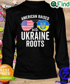 Awesome sunglasses with Ukraine Roots USA Ukrainian Flag Peace Ukraine Sweatshirt