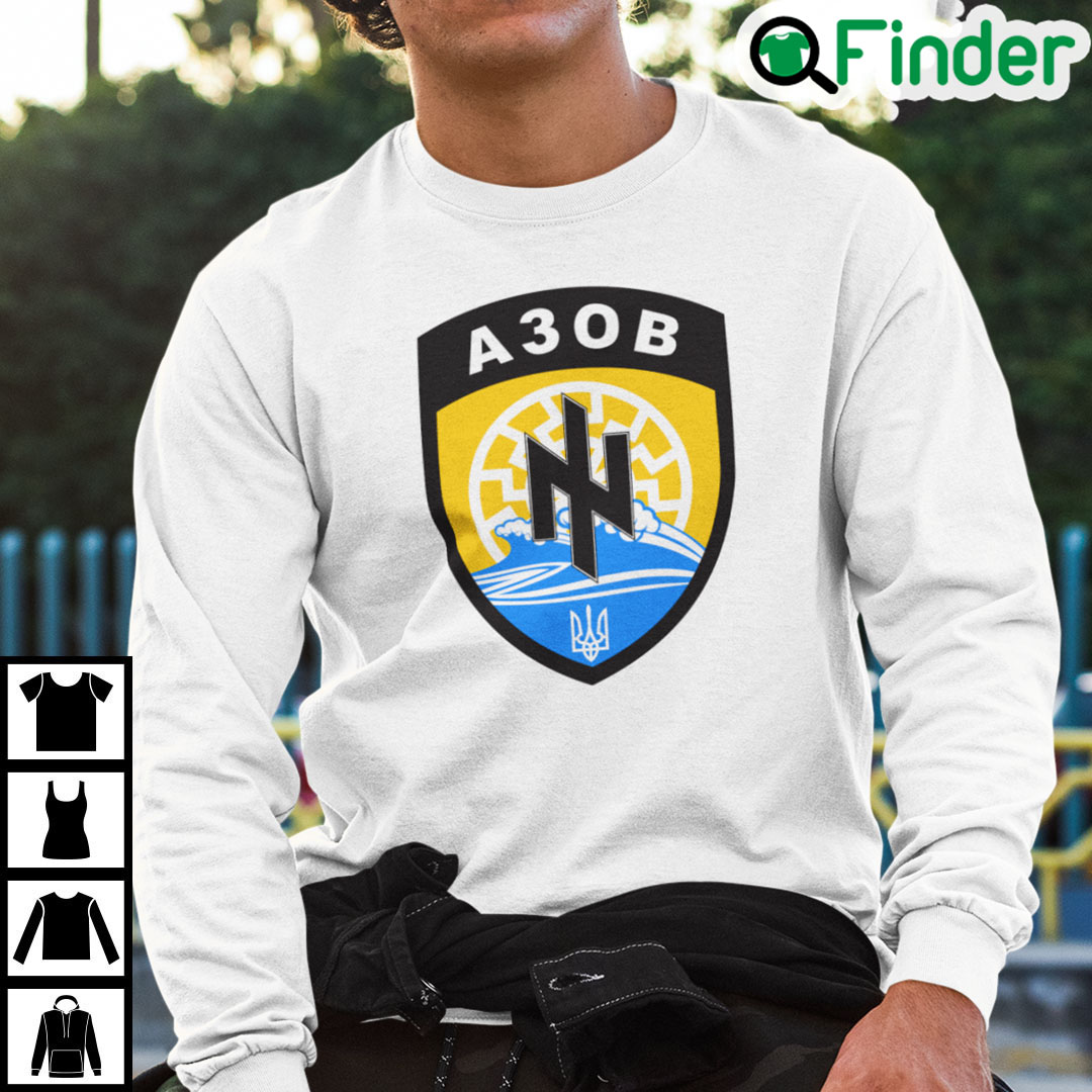 Azov Battalion Tee Shirt Ukraina Azov Battalion A30b - Q-Finder ...