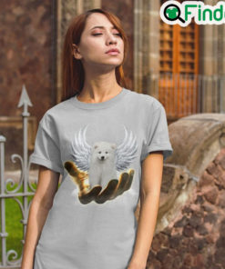 BEST Golden Hand Heaven Wings Samoyed 2d shirt