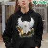 BEST Golden Hand Heaven Wings Samoyed 2d shirt hoodie