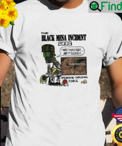 Bart Simpson The Black Mesa Incident 2003 Shirt