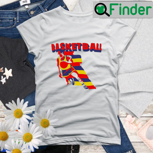 Basketball Man Colorful Art Shirt