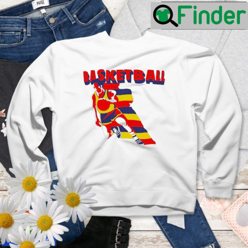 Basketball Man Colorful Art Sweatshirt