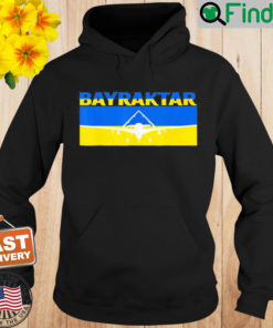 Bayraktar TB2 with the UkrainBayraktar TB2 Turkish Drone Ukraine Flag Hoodie