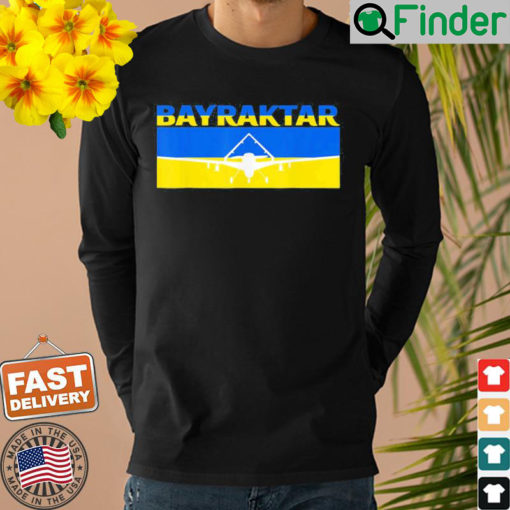 Bayraktar TB2 with the UkrainBayraktar TB2 Turkish Drone Ukraine Flag Sweatshirt