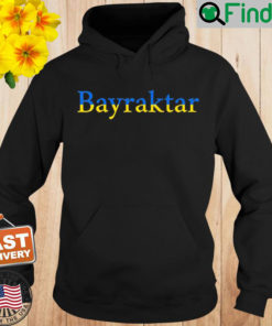 Bayraktar TB2 with the Ukrainian Flag Pray Ukraine Hoodie