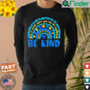 Be Kind Autism Awareness Leopard Rainbow Shirt