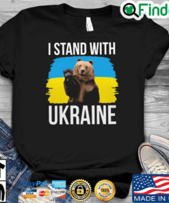 Bear I stand with Ukraine shirt