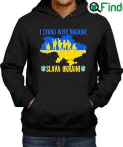 Best I Stand With Ukraine Slava Ukraini Glory to Ukraine Support Love Ukraine Hoodie