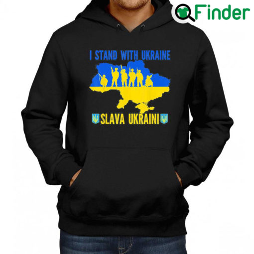 Best I Stand With Ukraine Slava Ukraini Glory to Ukraine Support Love Ukraine Hoodie