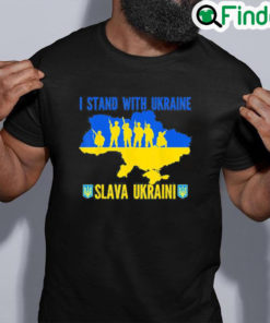 Best I Stand With Ukraine Slava Ukraini Glory to Ukraine Support Love Ukraine Shirt