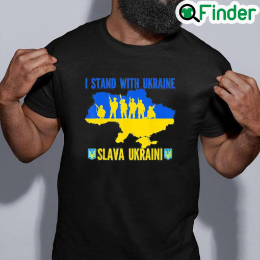 Best I Stand With Ukraine Slava Ukraini Glory to Ukraine Support Love Ukraine Shirt