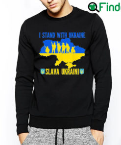 Best I Stand With Ukraine Slava Ukraini Glory to Ukraine Support Love Ukraine Sweatshirt