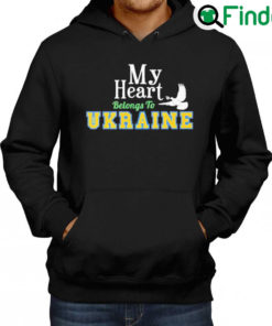 Best My heart belong to ukraine Hoodie