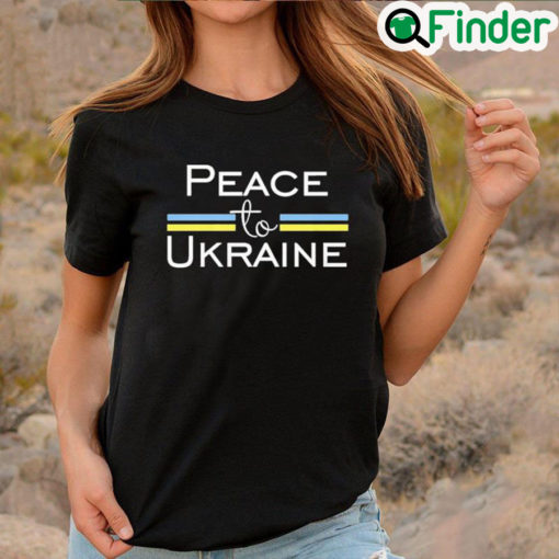 Best Peace to ukraine T shirt