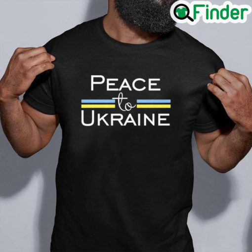 Best Peace to ukraine shirt