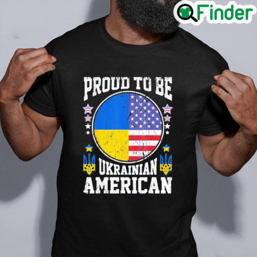 Best Proud to be Ukrainian American Pray Ukraine Shirt