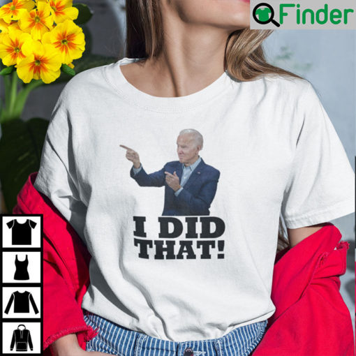 Biden Joker I Did That T Shirt Anti Biden Gas Price