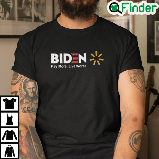 Biden Pay More Live Worse Shirt