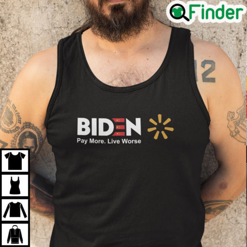 Biden Pay More Live Worse Tank Top