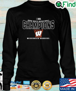 Big Ten 2022 Mens Basketball Champions Wisconsin Baggage Long Sleeve