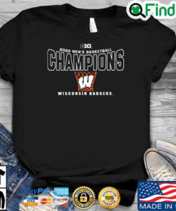 Big Ten 2022 Mens Basketball Champions Wisconsin Baggage Shirt