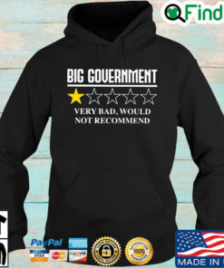 Big government very bad would not recommend Hoodie