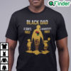 Black Dad Sons First A Daughters First Shirt