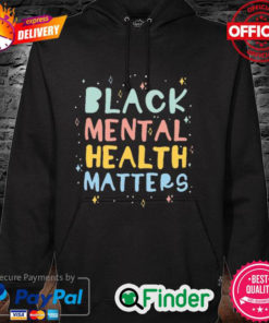 Black Mental Health Matters Vintage Hoodie