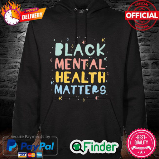 Black Mental Health Matters Vintage Hoodie