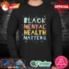 Black Mental Health Matters Vintage Long Sleeve