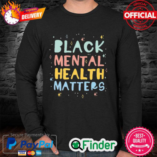 Black Mental Health Matters Vintage Long Sleeve