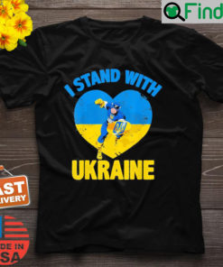 Captain Ukraine Support Ukrainian Flag I Stand With Ukraine Shirt