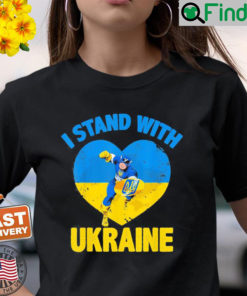 Captain Ukraine Support Ukrainian Flag I Stand With Ukraine T Shirt