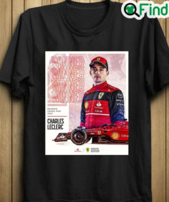 Charles Leclerc Ferrari F1 Wins Bahrain Grand Prix Shirt