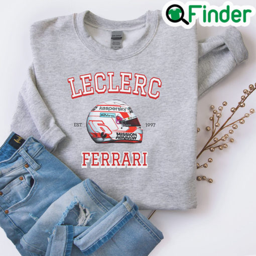 Charles Leclerc Formula One Racing Ferrari Sweatshirt