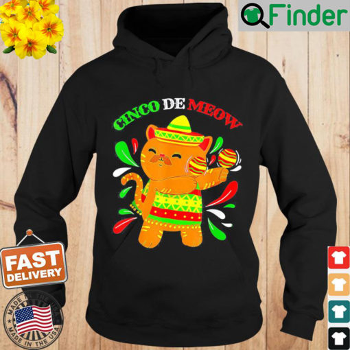 Cinco De Meow Ideas Cinco De Mayo Cat Lover Owner Hoodie