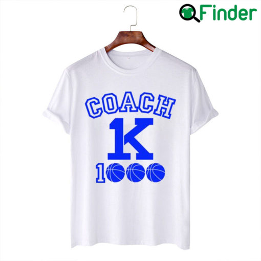 Coach K 1000 Wins Shirt