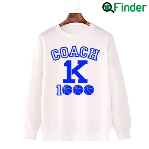 Coach K 1000 Wins Sweatshirt