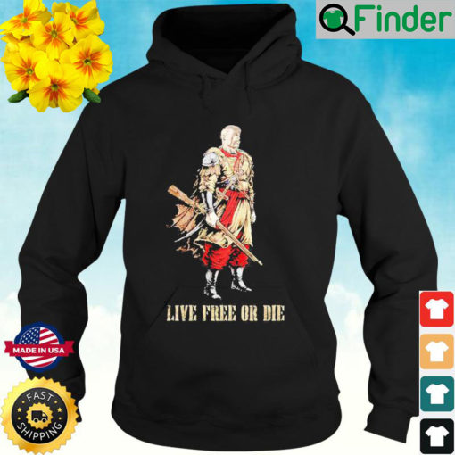 Cossack Warrior Live Free Or Die Hoodie