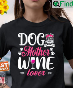 Cute Dog Mother Wine Lover Schnauzer Dog Mothers Day Shirt