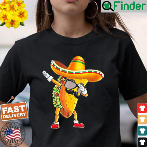 Dabbing Taco Cinco de Mayo Mexican Food Dab T Shirt